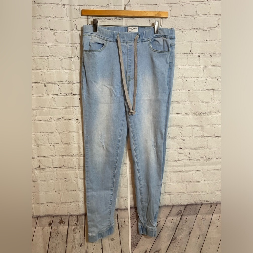 GOGO Jeans Women's Size 11/30 Light Wash Elastic Stretch Pants